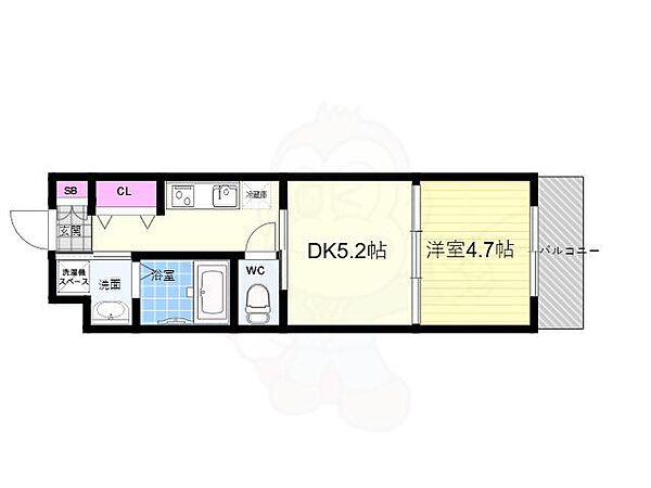 ファステート京都西KIWAMI 302｜京都府京都市右京区西京極橋詰町(賃貸マンション1DK・3階・30.06㎡)の写真 その2