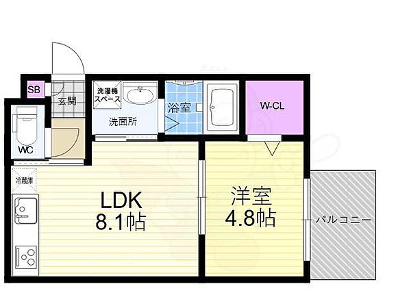 プライベートレジデンス西院ＩＩ 301｜京都府京都市右京区西院南井御料町(賃貸アパート1LDK・3階・30.78㎡)の写真 その2