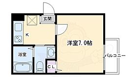 京都府京都市上京区智恵光院通中立売上る新白水丸町（賃貸マンション1K・1階・21.06㎡） その2