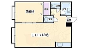 京都府京都市右京区西院春栄町（賃貸マンション1LDK・3階・40.50㎡） その2