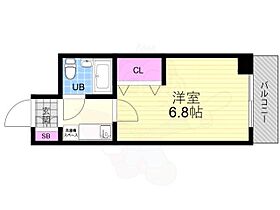 京都府京都市左京区田中南大久保町（賃貸マンション1K・3階・19.80㎡） その2