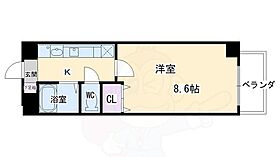 京都府京都市中京区醒ケ井通錦小路下る藤西町（賃貸マンション1K・7階・25.08㎡） その2