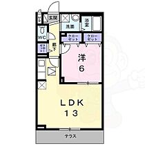 カーサアルドーレ2  ｜ 京都府京都市伏見区深草大亀谷東久宝寺町（賃貸アパート1LDK・1階・45.88㎡） その2