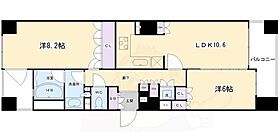 京都府京都市下京区綾小路通東洞院東入神明町（賃貸マンション2LDK・6階・61.96㎡） その2