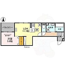 （仮称）Ｄ-ｒｏｏｍ京都市下京区東魚屋町 102 ｜ 京都府京都市下京区六条通室町東入東魚屋町（賃貸アパート1LDK・1階・43.21㎡） その2