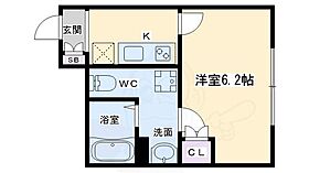 京都府京都市右京区西院西今田町（賃貸マンション1K・5階・22.56㎡） その2