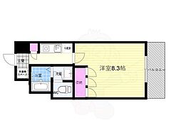 サンシティ御所西 1Kの間取図画像