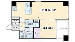 増田屋ビル 1LDKの間取図画像
