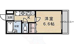 フラッツ7 1Kの間取図画像