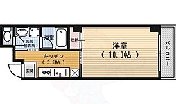 ブラン,ネージュ名川 1Kの間取図画像