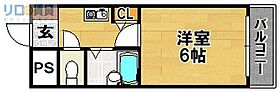 大阪府大阪市東淀川区小松2丁目（賃貸マンション1K・4階・17.40㎡） その2