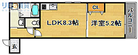 大阪府大阪市東淀川区南江口1丁目（賃貸アパート1LDK・1階・32.81㎡） その2