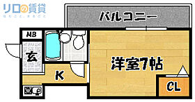 大阪府大阪市東淀川区小松1丁目（賃貸マンション1K・6階・20.00㎡） その2