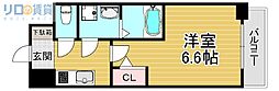 S-RESIDENCE上新庄beat 1Kの間取図画像