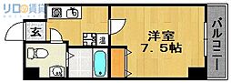 カーサ・あわじ 1Kの間取図画像