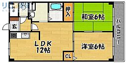 アミジックマンション 2LDKの間取図画像