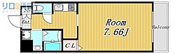 プレッツァ新大阪 1Kの間取図画像
