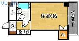 ラ・セレッソ ワンルームの間取図画像