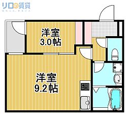 リブレメゾン豊里I 1LDKの間取図画像
