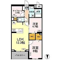 物件の間取り
