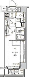Raffistar中板橋2 1Kの間取図画像