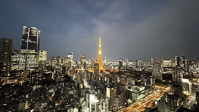 間取り シティタワー麻布十番 33階/-