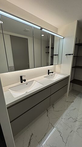 洗面 シティタワー麻布十番 33階/-