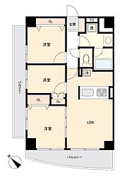 間取図画像 3LDK