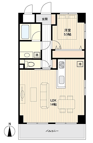 間取り メインステージ板橋本町駅前 3階/-