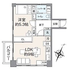 間取図画像 1LDK