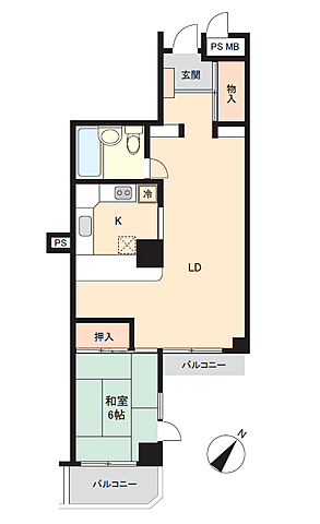 間取り 荘苑葵 2階/-