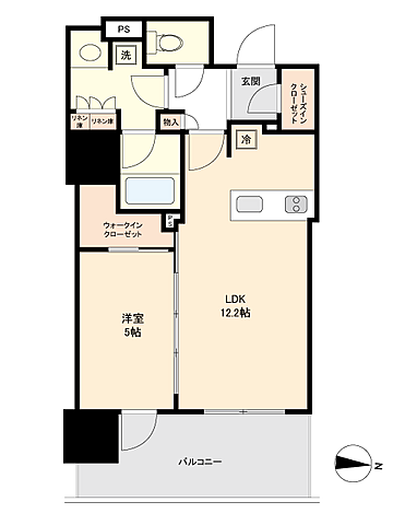 間取り ザ・ファインタワー久屋大通 6階/-