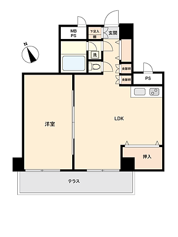 間取り 信開レジデンス・イン高岡 4階/-