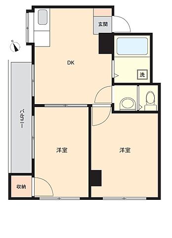 間取り ユニアス井ノ頭 3階/-