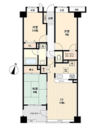 間取図画像 3LDK