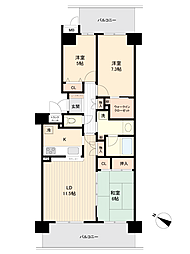 間取図画像 3LDK