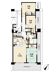 間取図画像 3LDK