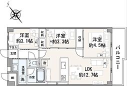 間取図画像 3LDK