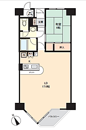 グラントピア丹沢 1LDKの間取図画像