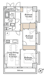 間取図画像 3LDK