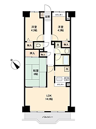 間取図画像 3LDK