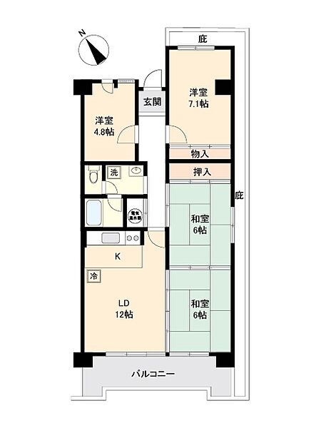 間取りを拡大表示
