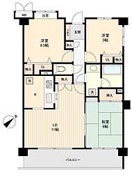 間取図画像 3LDK