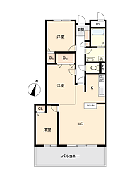 間取図画像 2SLDK