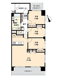 間取図画像 3LDK