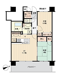 グリーンミユキ足利 2LDKの間取図画像
