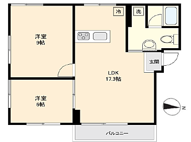 間取りを拡大表示