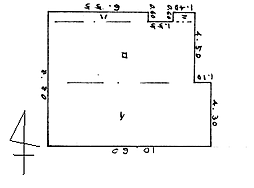 箱根仙石原ロッヂA 3LDKの間取図画像