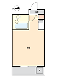 ベルサイユ大森 ワンルームの間取図画像