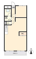 サンハイツ高崎 1LDKの間取図画像